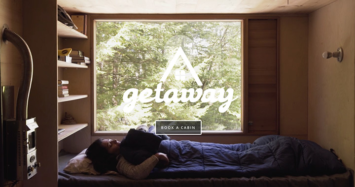 Getaway Tiny House Nature Website