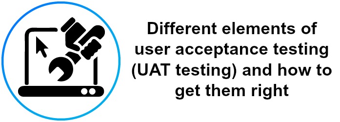 different elements of uat testing