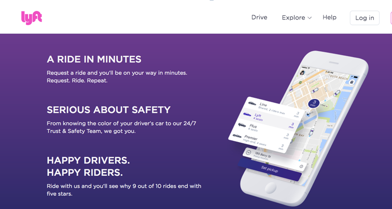 LYFT，例如